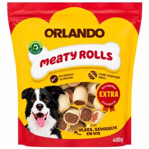 Orlando Meaty Rolls - м’ясні ласощі для собак, 400г